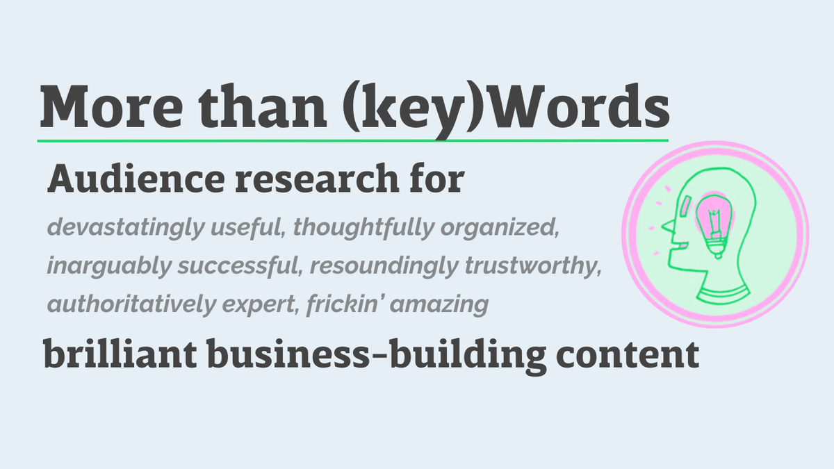 More than (key)Words: Audience research course