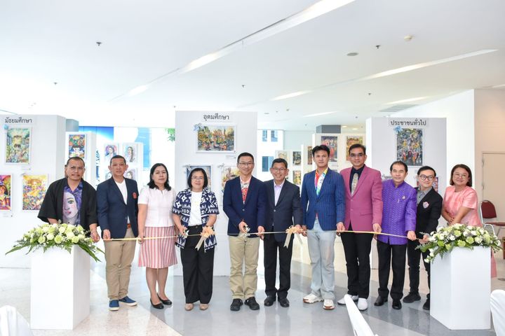 เปิดงานนิทรรศกาลแสดงผลงานสีน้ำ "สร้างสรรค์งานศิลป์". โครงการขับเคลื่อน Soft Power โคราชเมืองศิลปะ ครั้งที่ 5