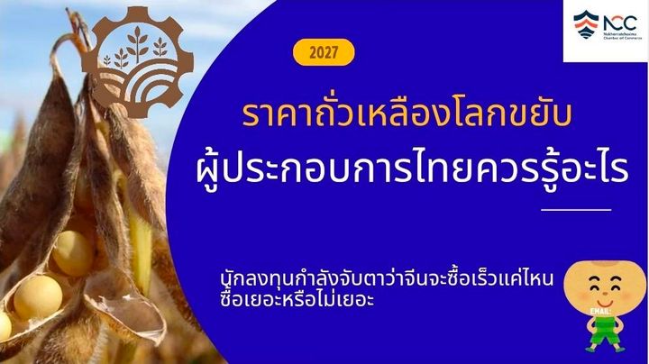 ราคาถั่วเหลืองโลกขยับอีกแล้วผู้ประกอบการไทยควรรู้อะไร?