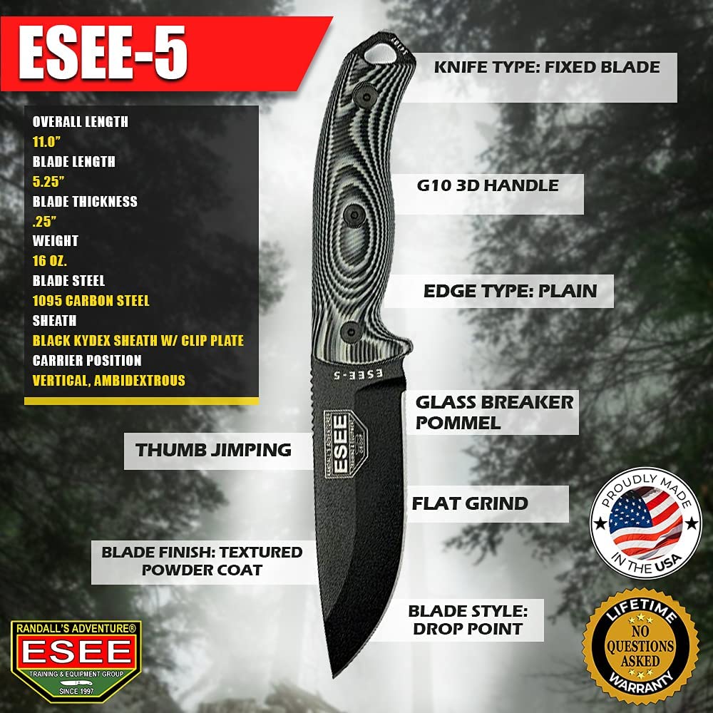 Belt knife from ESEE
