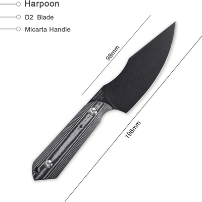 The Harpoon Horizontal Carry Knife