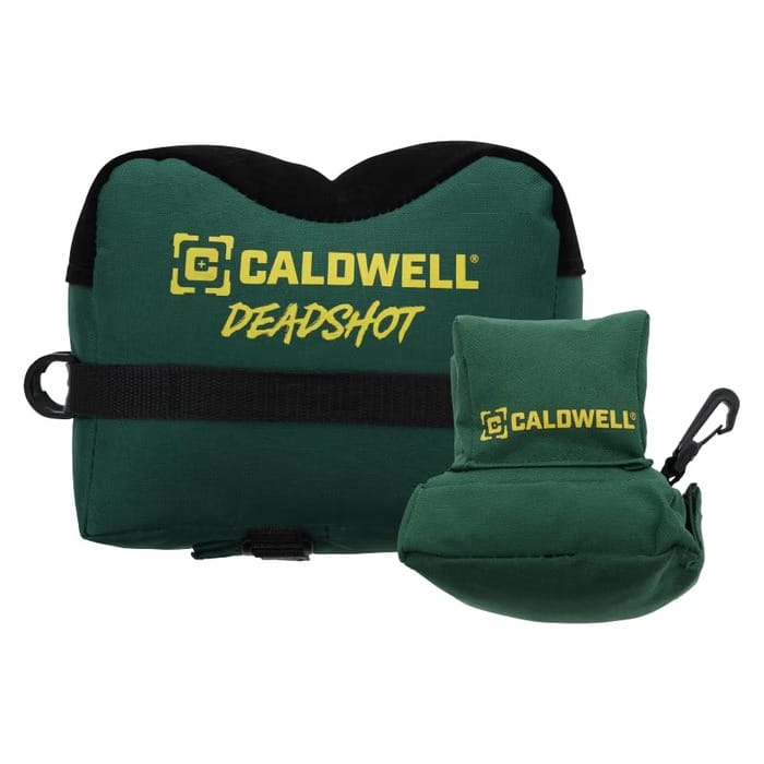 Green Caldwell DeadShot front and rear shooting bags
