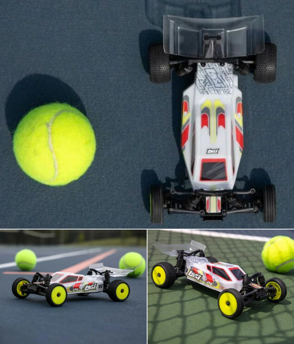 Losi Micro-B miniature off-road RC buggy design