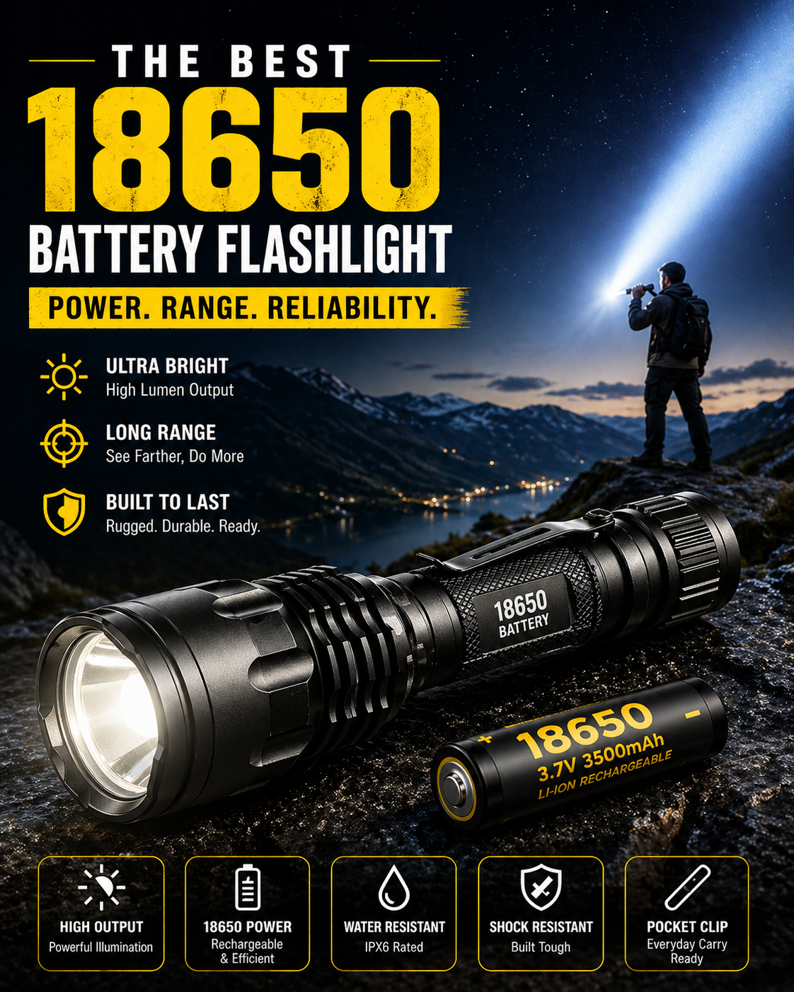 Best 18650 Battery Flashlight: Top 5 Reliable Picks Compared