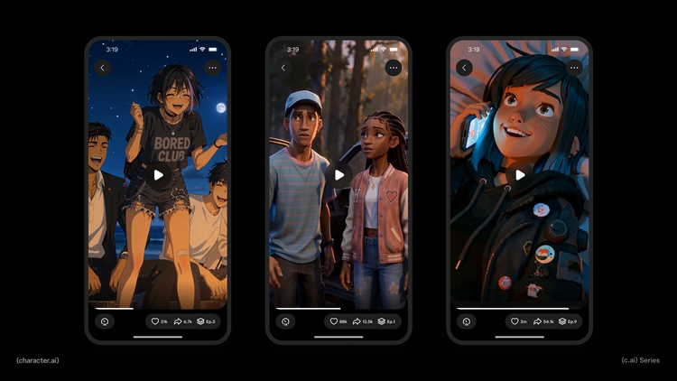Introducing (c.ai) series: Studio-Made Microdramas on Character.ai