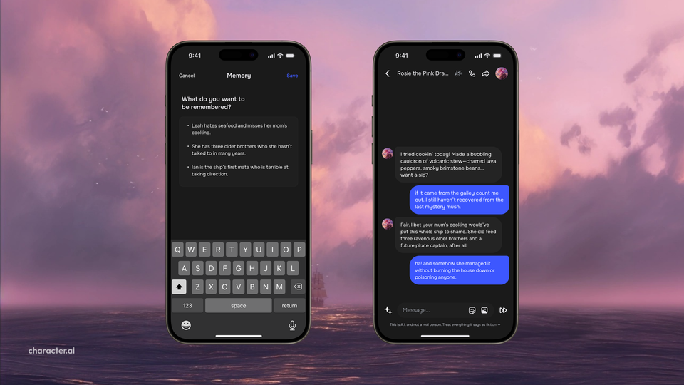 Helping Characters Remember What Matters Most