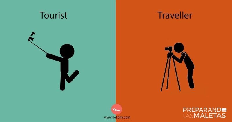 Y tú, ¿eres Turista o Viajero?