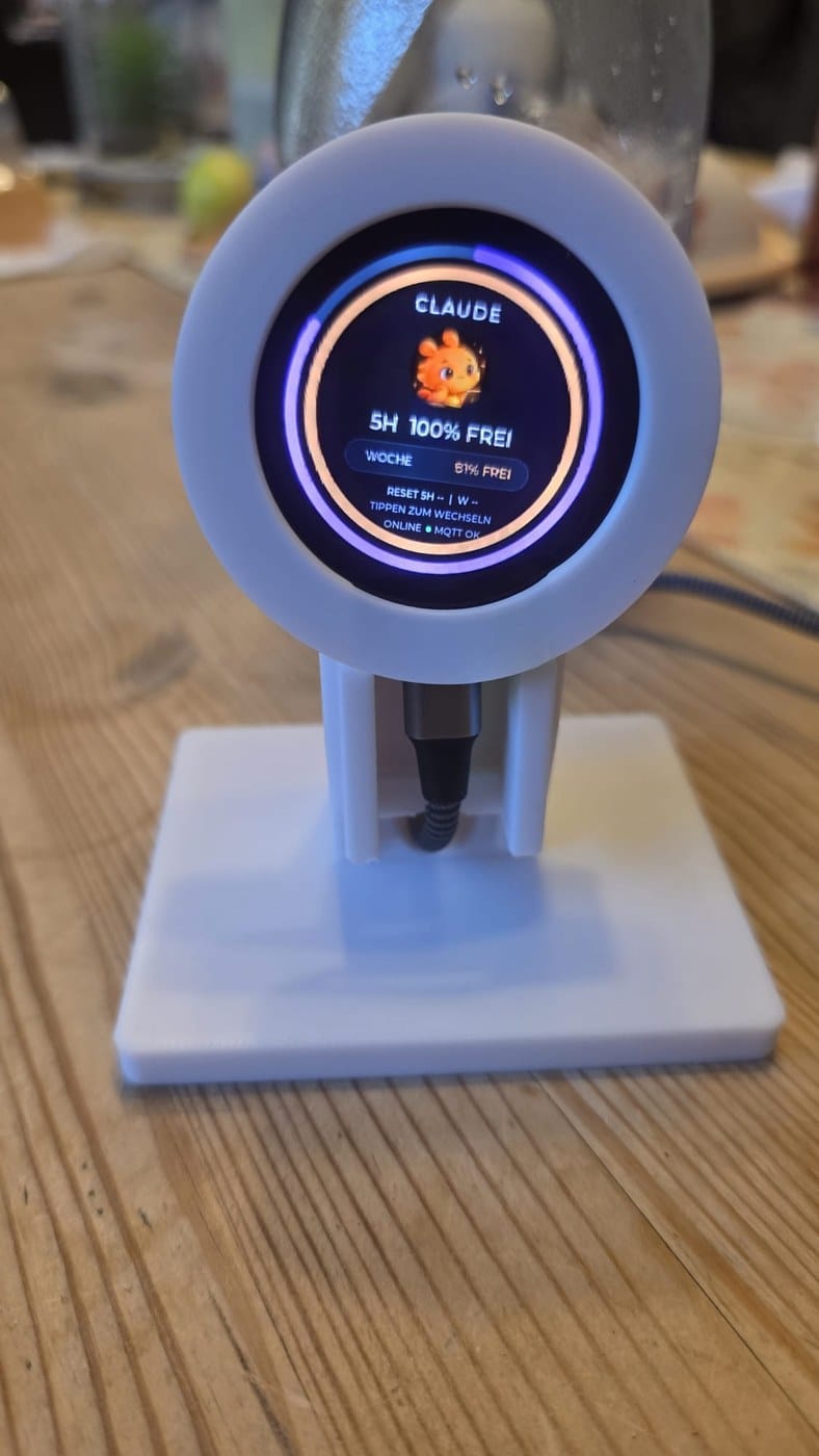 Claude view on the AI Usage Monitor