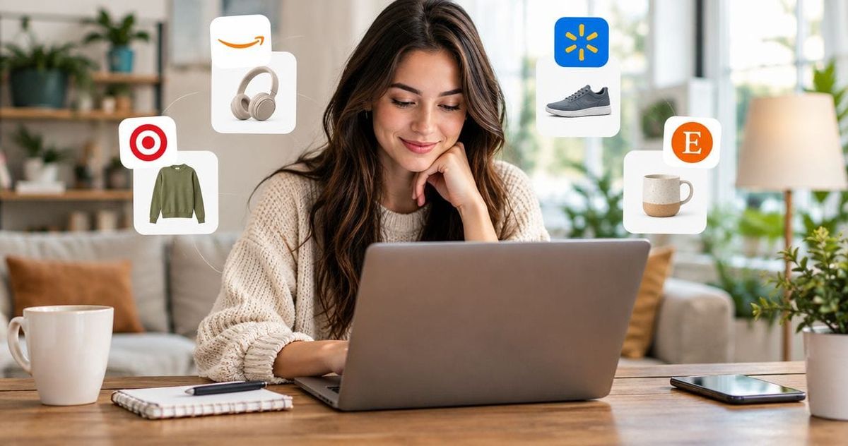 Combine Amazon, Target, Walmart and Etsy into one gift list: complete 2026 workflow