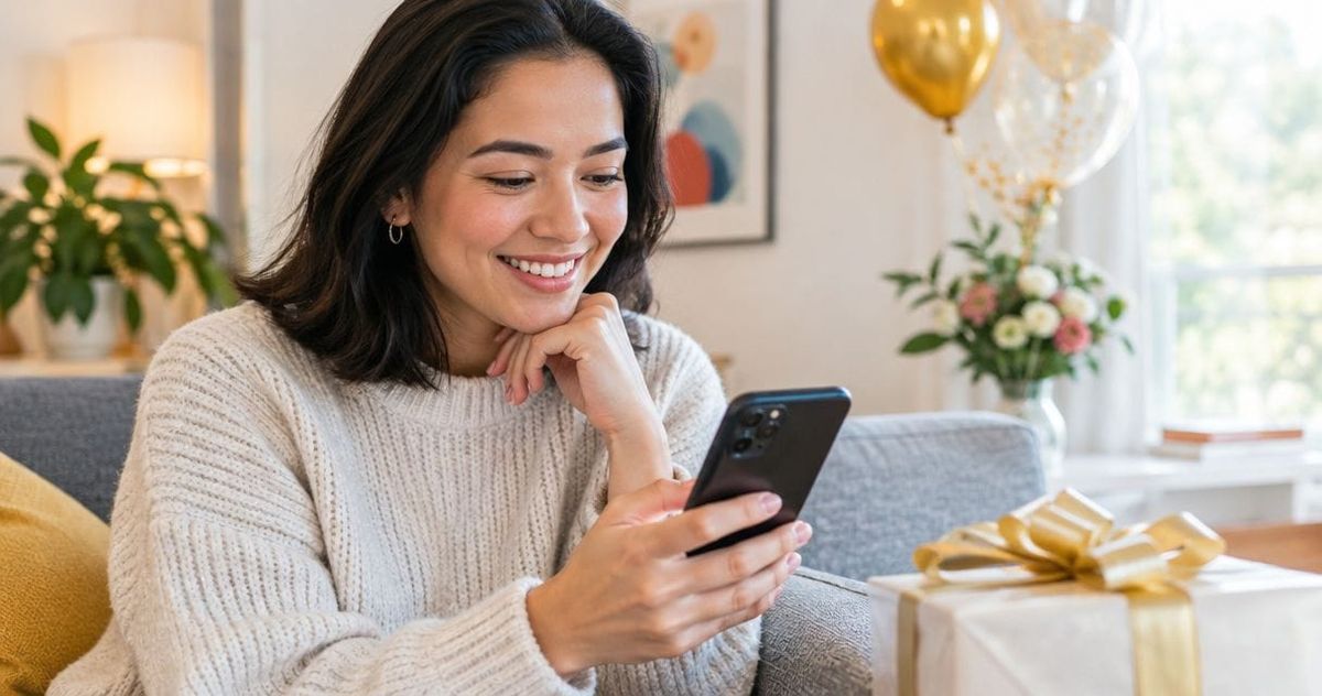 Can you use a wishlist app for a milestone birthday?
