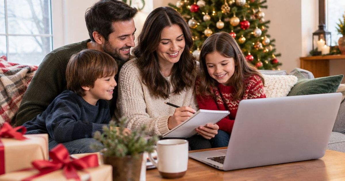 How to make a Christmas wishlist for a family gift exchange