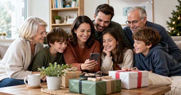 Can a wishlist app help coordinate gifts for a large family?