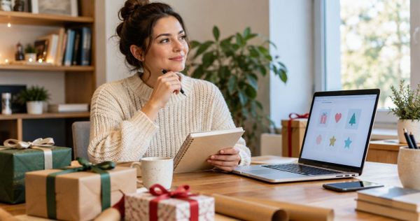 How do you keep track of gift ideas throughout the year?