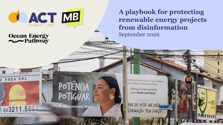 A playbook for protecting renewable energy from disinformation