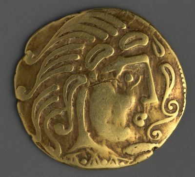 Gold coin of the Parisii