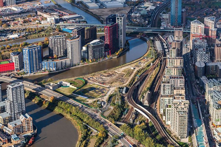 Tfl x Ballymore, Limmo Peninsula: Turning a former Crossrail pit into a 1,400-home waterfront neighbourhood