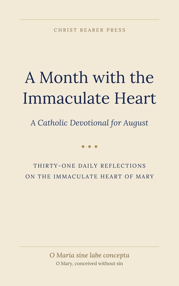 A Month with the Immaculate Heart — book cover