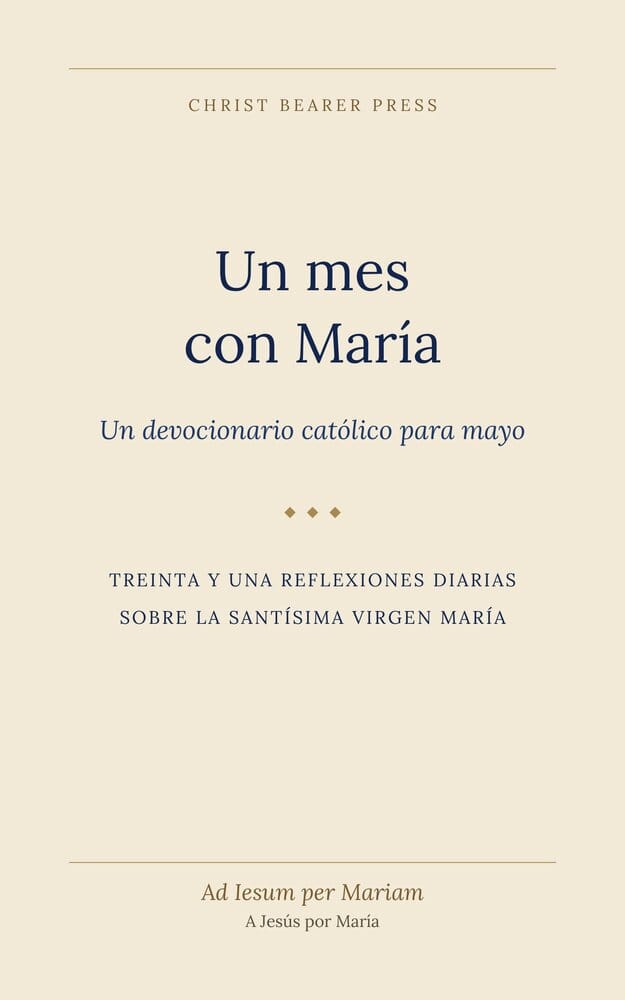 Un mes con María — portada