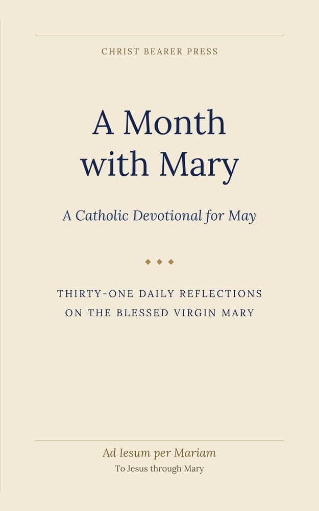 A Month with Mary — book cover