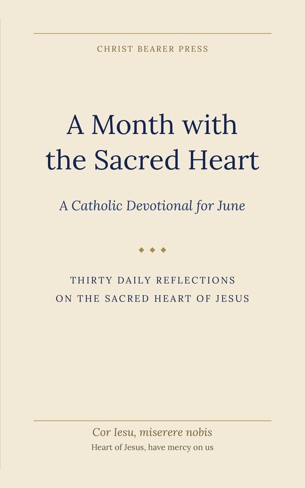 A Month with the Sacred Heart — book cover