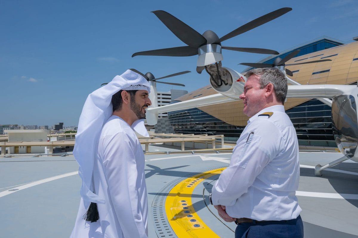 Air taxi service and vertiports