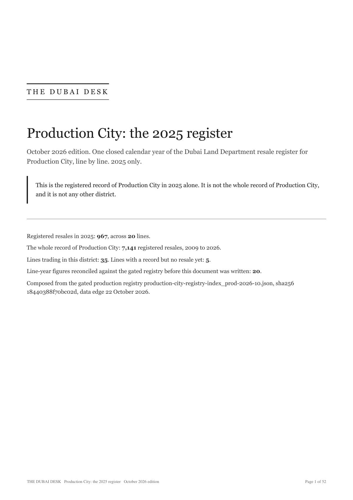 The cover of the 2025 register, page 1 of the file an earlier-year order is built as