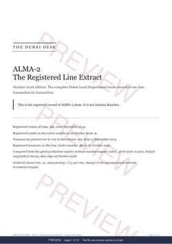 Page 1 of 13: the cover of the ALMA-2 Line Extract, the full record, marked preview