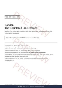 Page 1 of 25: the cover of the Rabdan Line Extract, the full record, marked preview