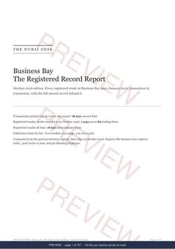 Page 1 of 737: the cover of the Business Bay The Full Record, 2013 to date, marked preview