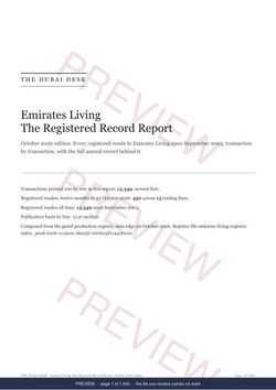 Page 1 of 1,042: the cover of the Emirates Living The Full Record, 2013 to date, marked preview