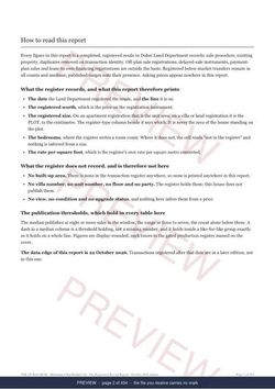 Page 2 of 434: how to read it of the Mohammed Bin Rashid City The Full Record, 2013 to date, marked preview