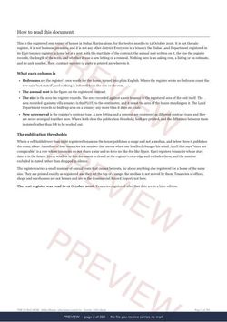 Page 2 of 320: how to read it of the Dubai Marina District Rent Record, the twelve months, marked preview