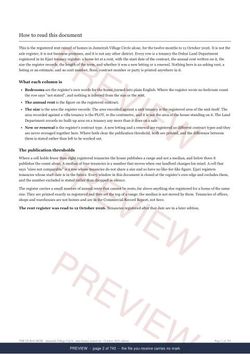 Page 2 of 743: how to read it of the Jumeirah Village Circle District Rent Record, the twelve months, marked preview