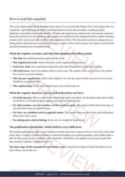 Page 2 of 12: how to read it of the Binghatti Azure Line Snapshot, marked preview