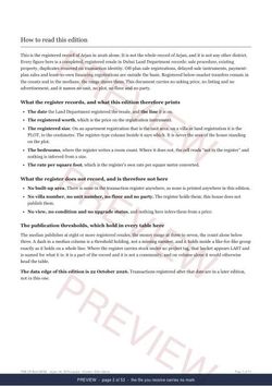 Page 2 of 53: how to read it of the Arjan Registered Record Report, current year, marked preview