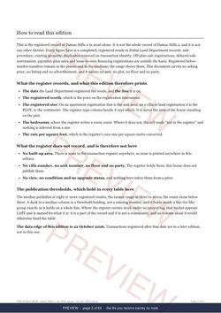 Page 2 of 63: how to read it of the Damac Hills 2 Registered Record Report, current year, marked preview