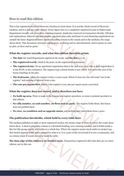 Page 2 of 63: how to read it of the Discovery Gardens Registered Record Report, current year, marked preview