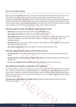 Page 2 of 34: how to read it of the Motor City Registered Record Report, current year, marked preview