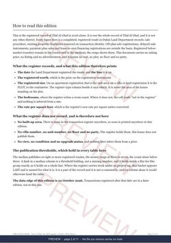 Page 2 of 11: how to read it of the Tilal Al Ghaf Registered Record Report, current year, marked preview