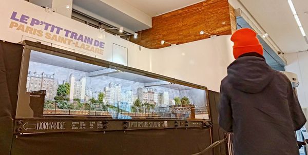 exposition “le p'tit train de Paris-Saint-Lazare”