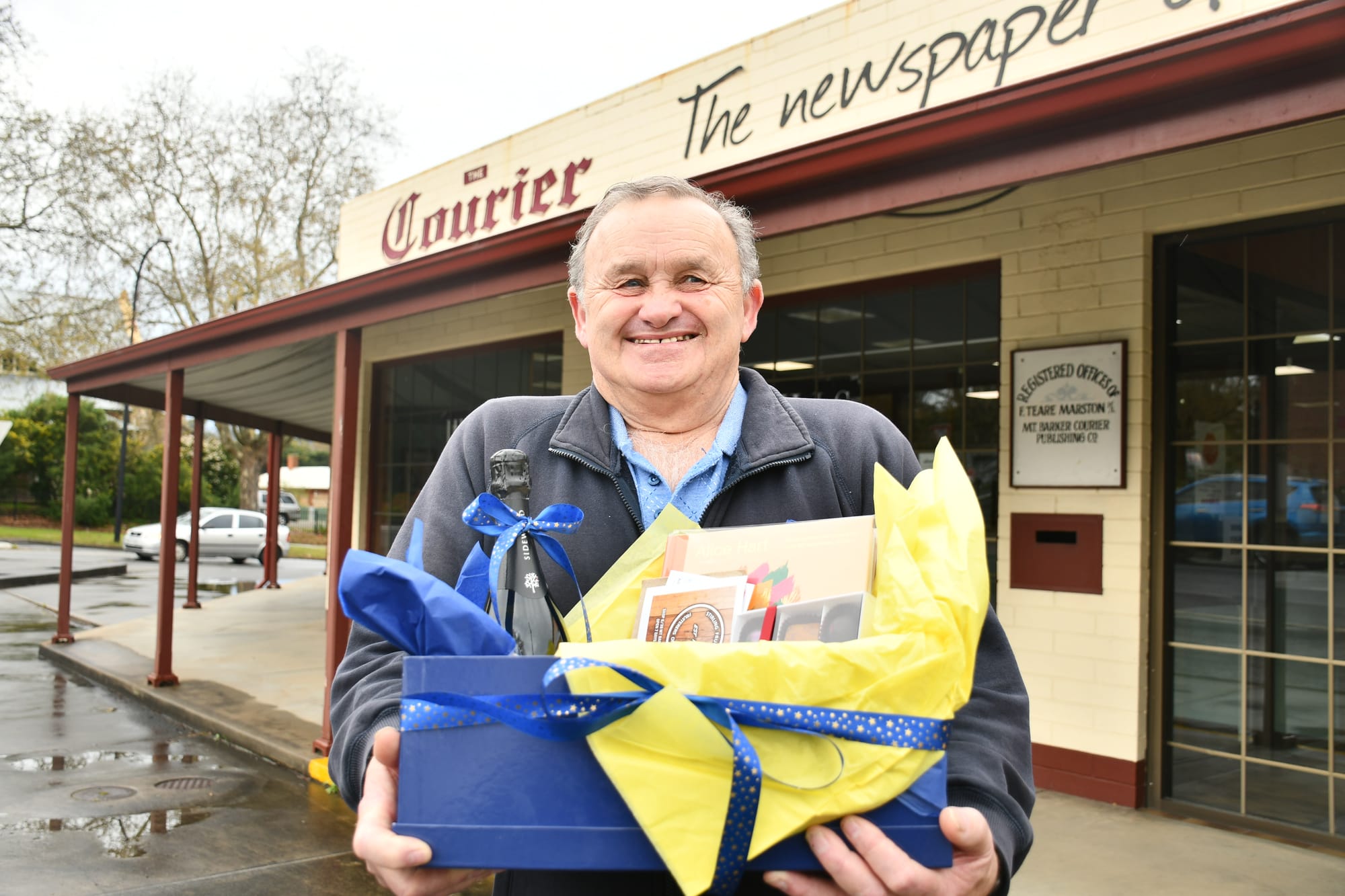 'Luck' and chocolate on the side of Stirling competition winner