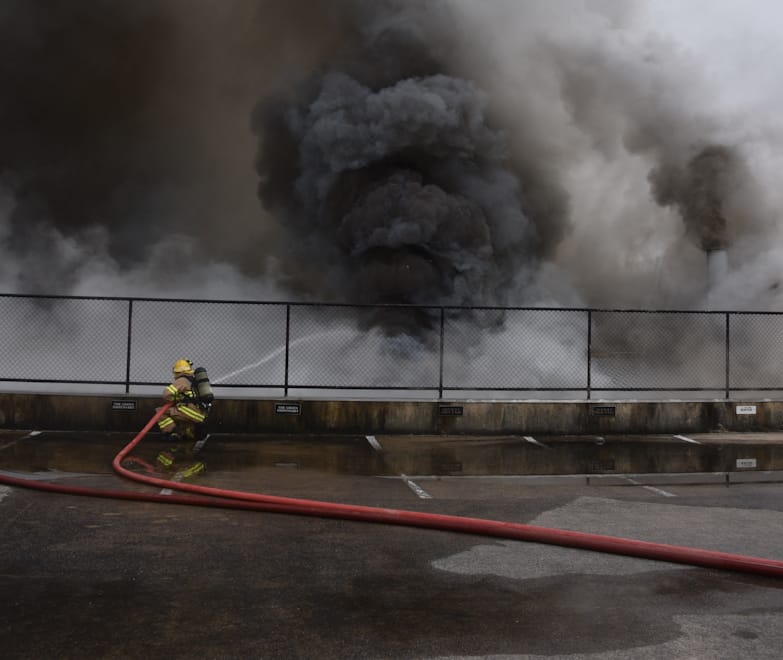 Woolworths inferno: supermarket devastated by fire