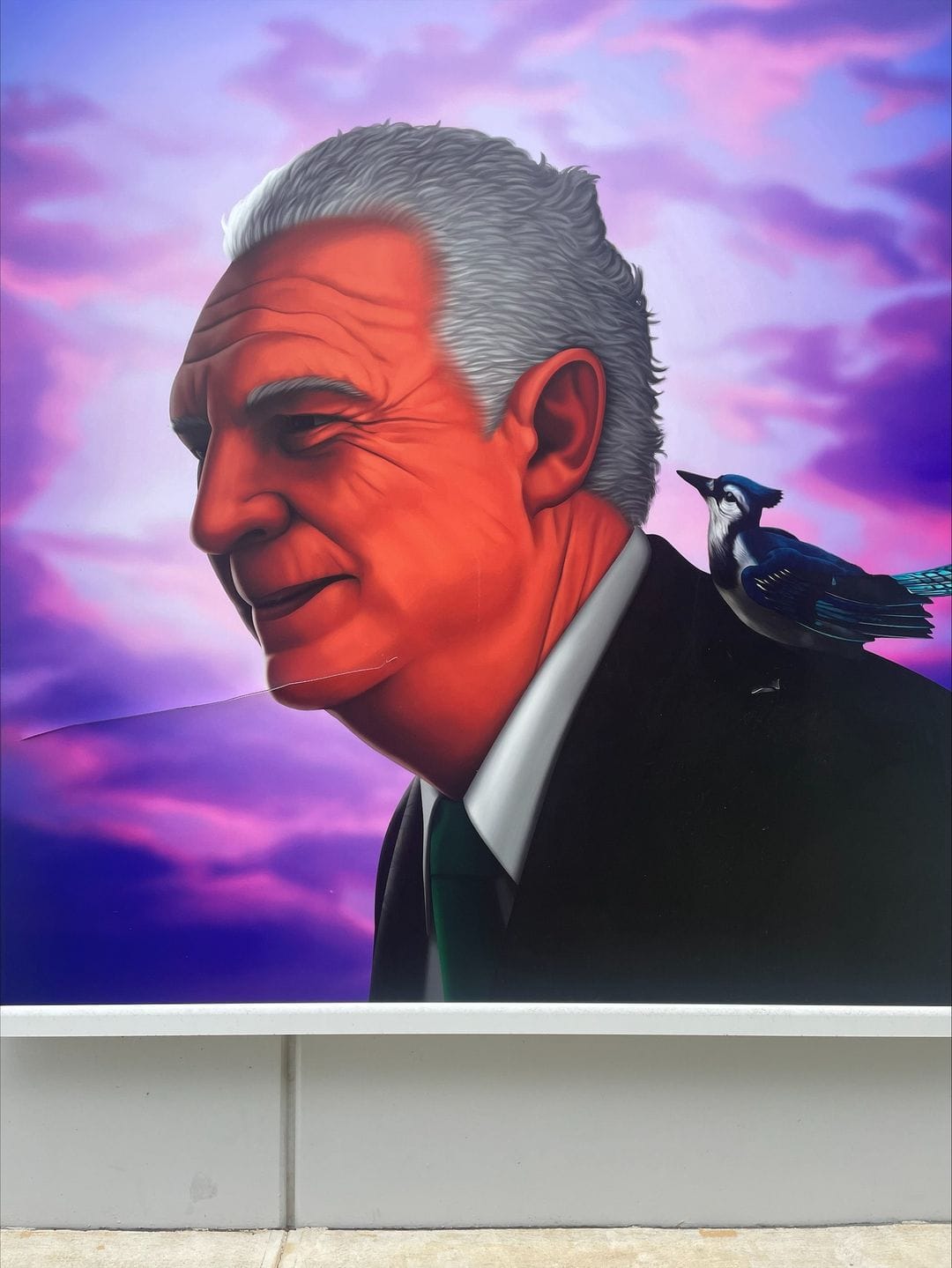 Mural vandalised months after unveiling