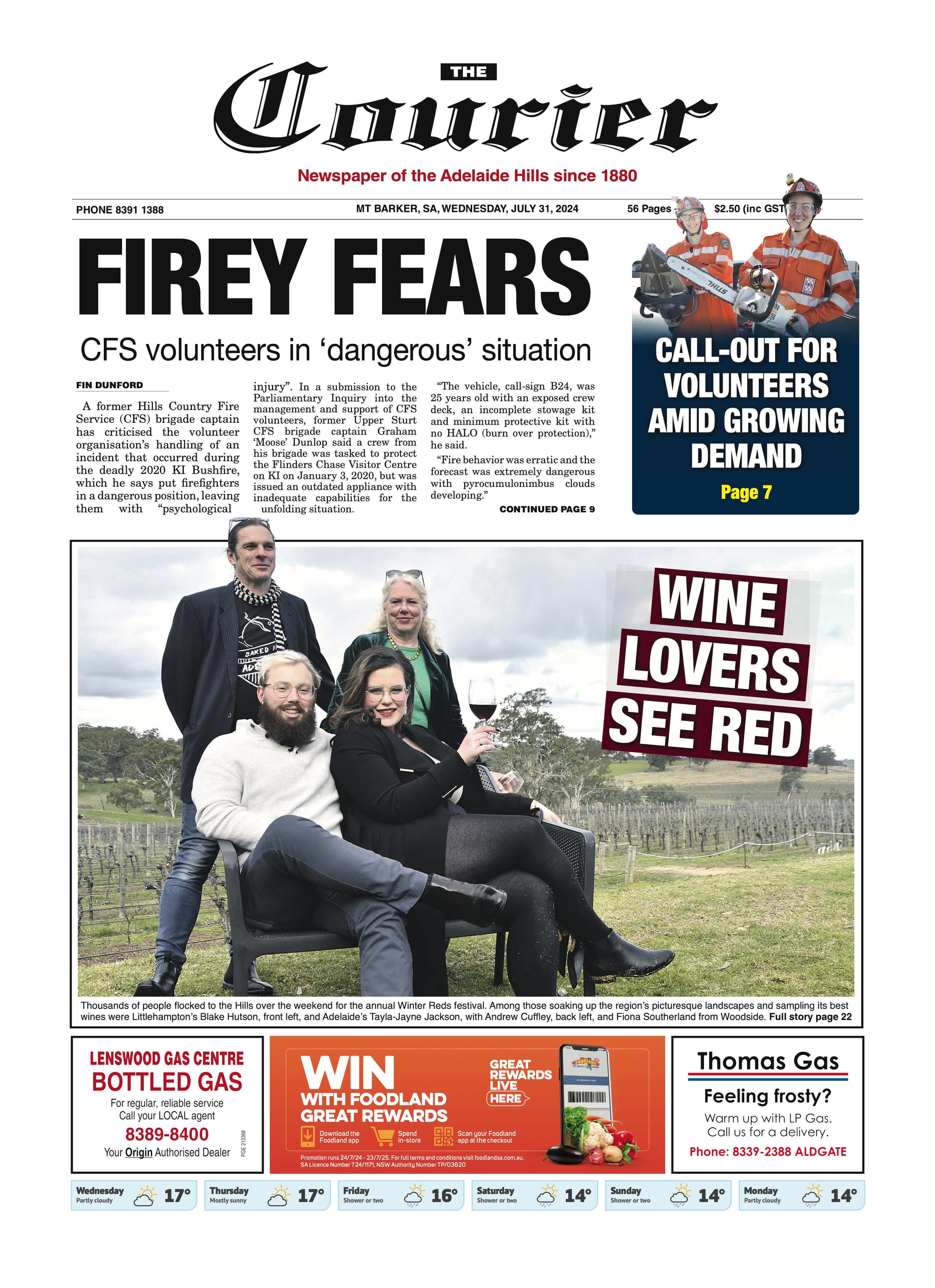 The Courier, July 31, 2024