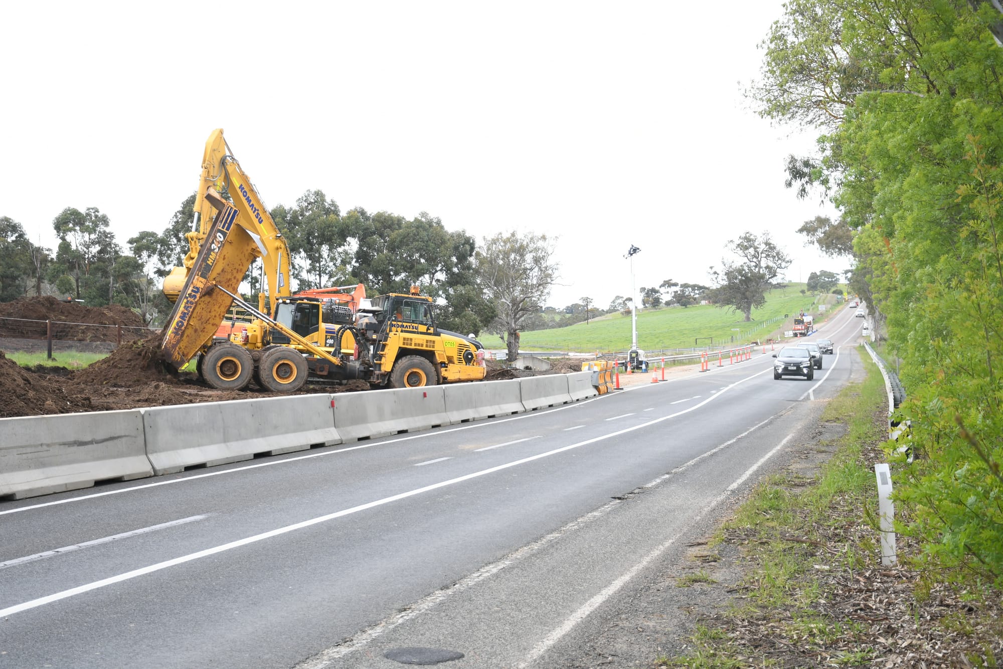 Work begins on new overtaking lane on dangerous road