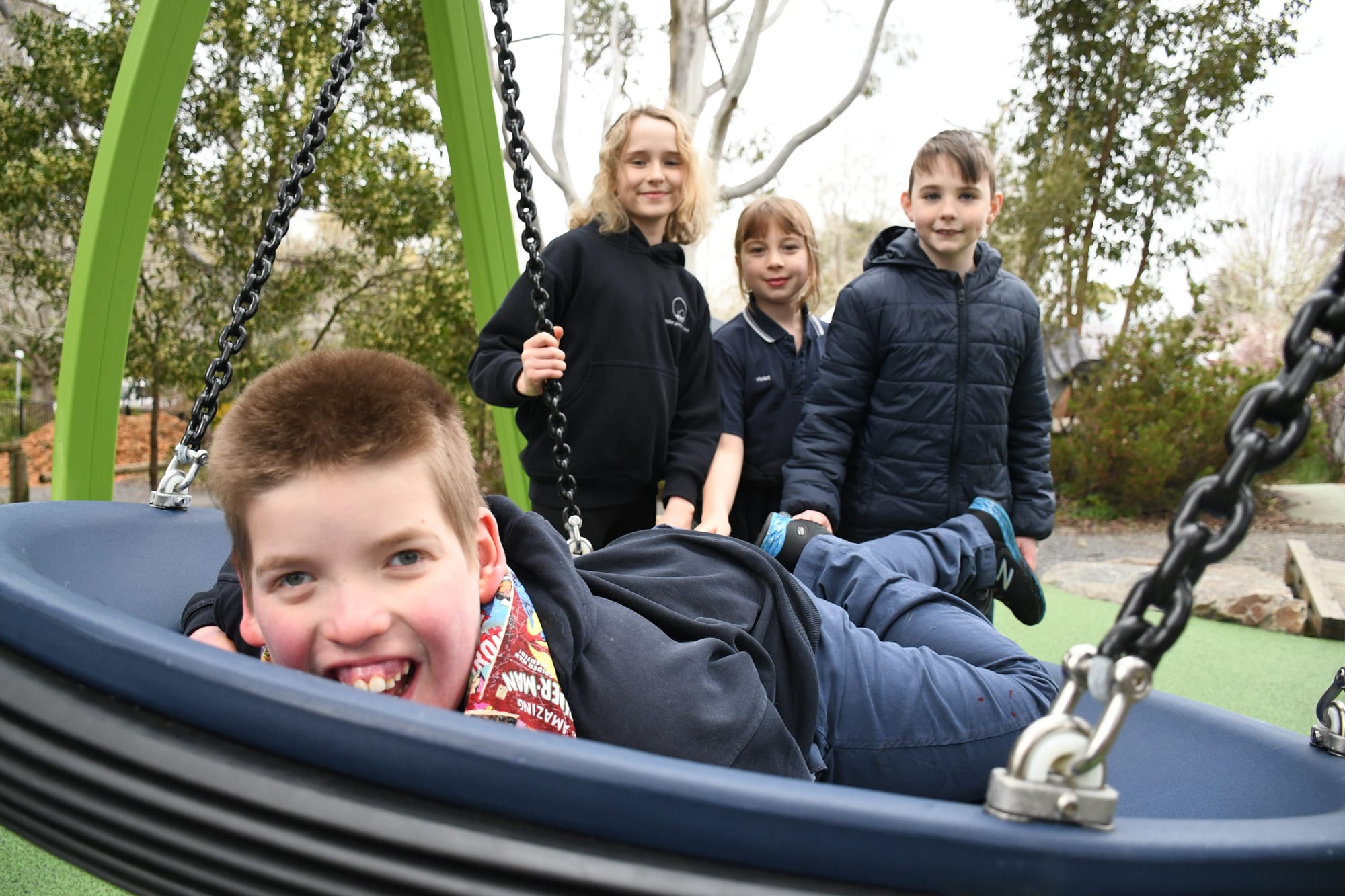 Mylor students swing into action
