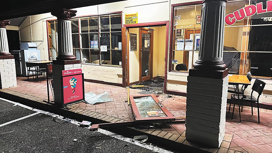 Second ATM ram raid at Cudlee Creek Tavern