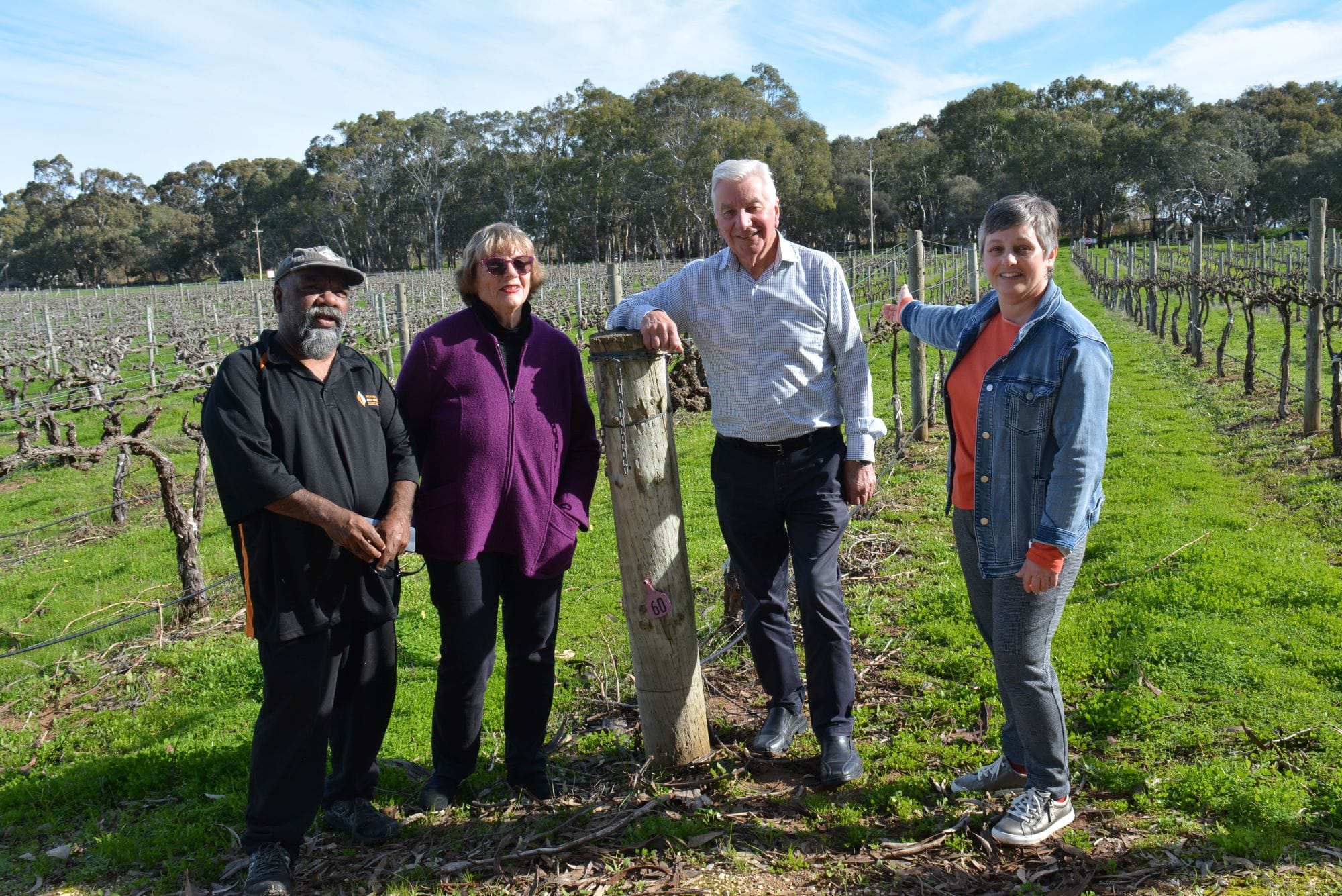 Wine trail for Langhorne Creek