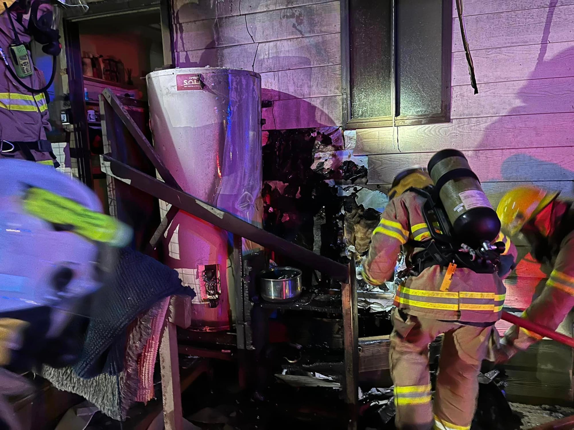 Fire disaster averted by quick response