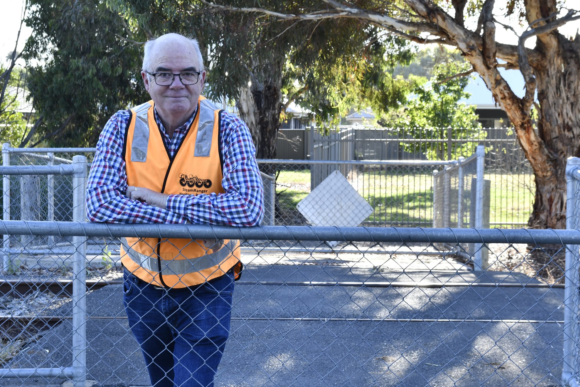 Railway track warning as service resumes